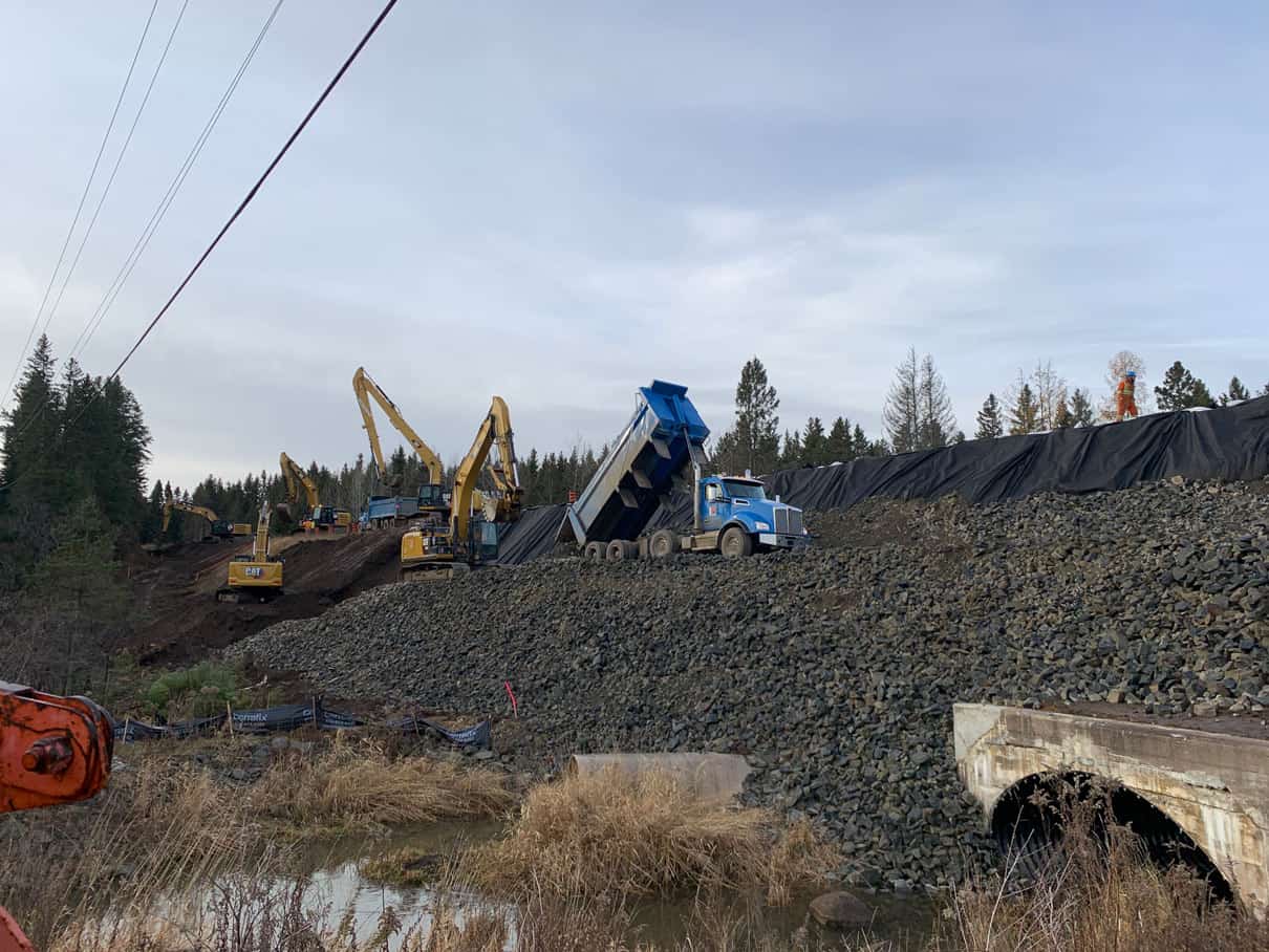 If construction sites could be music, this would be it! Heavy machinery works in harmony to make a new highway a reality.